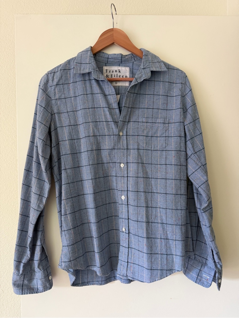 Frank & Eileen Light Blue Windowpane Button-Down Shirt